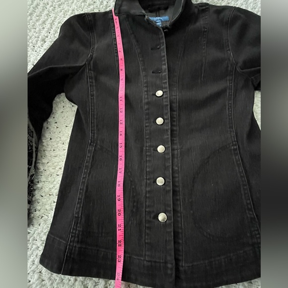 Escada Sport dark denim burnout blazer - Picture 9 of 12